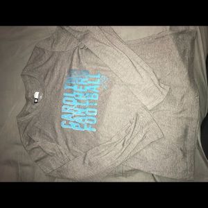 Grey Carolina panthers T-shirt